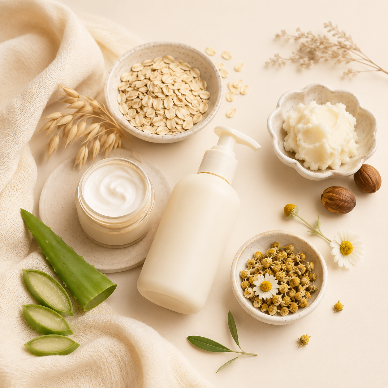 Natural baby care ingredients