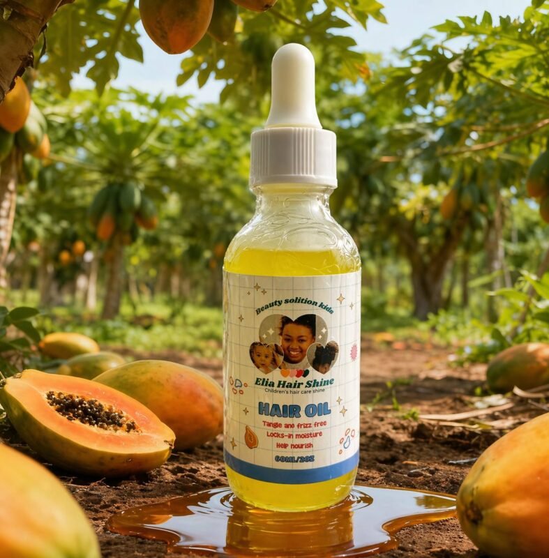 Baby Hair Oil with Papaya Extract